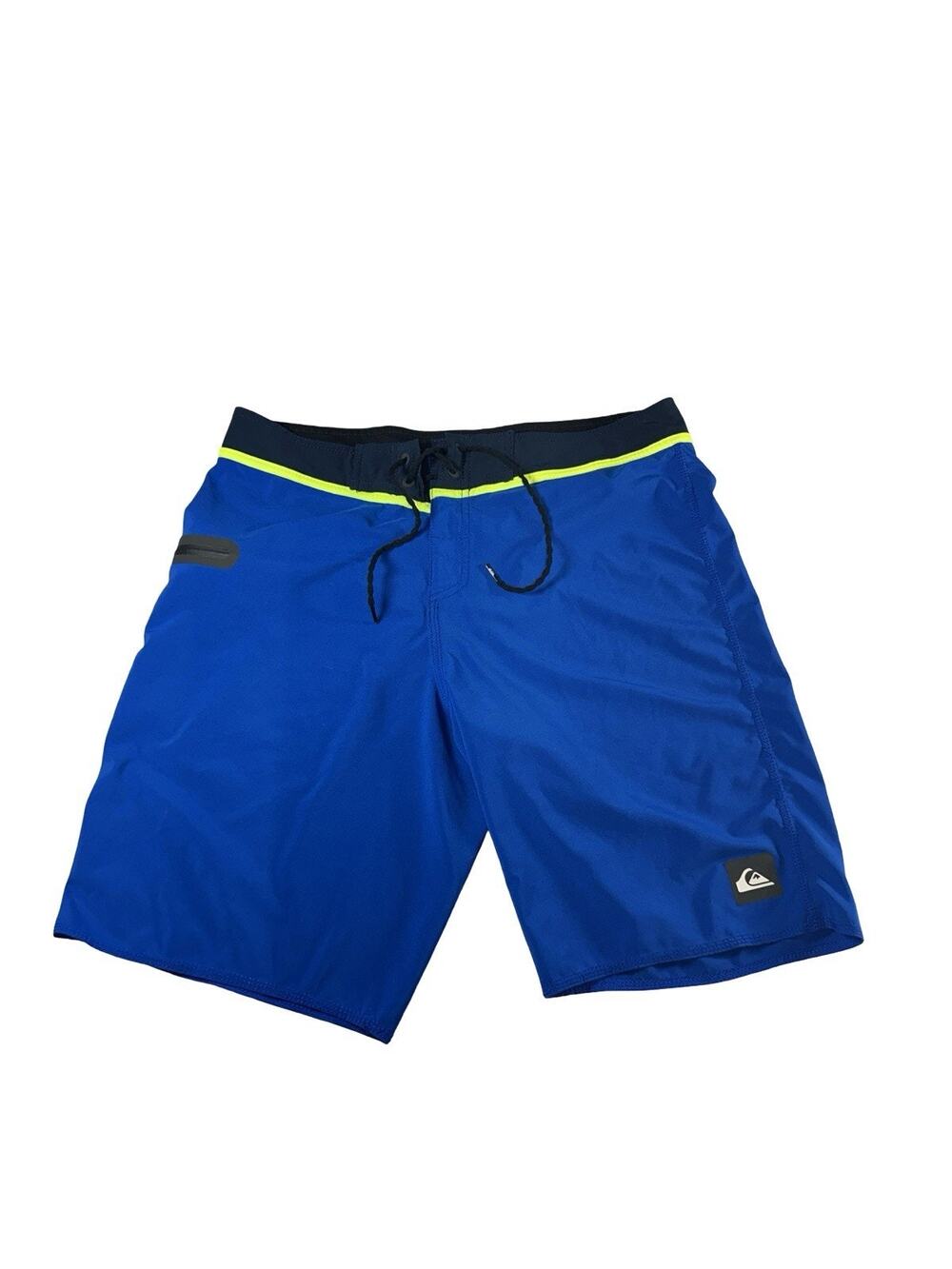 Quiksilver Men’s Board Shorts Blue 34x20 Swim Surf Trunks Drawstring